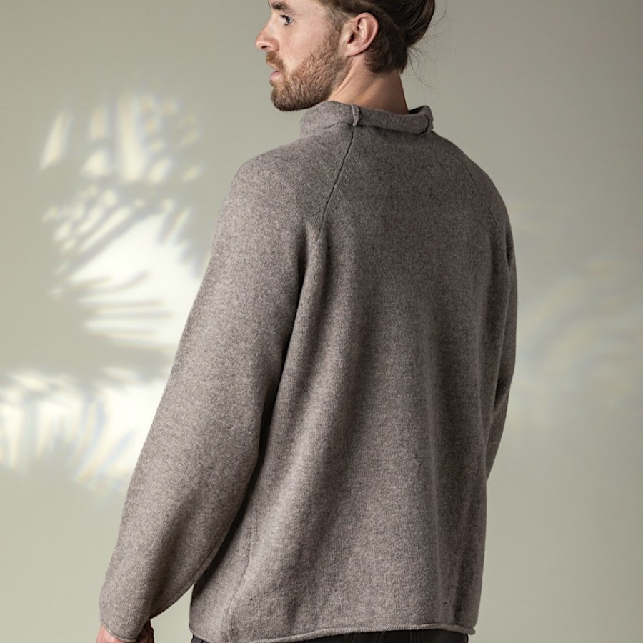 Schottischer Shetland Lambswool Pullover Corry Men von ERIBÉ Knitwear.