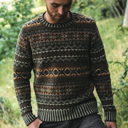 Brodie - Shetland Wollpullover für Herren von Eribe Knitwear aus Schottland