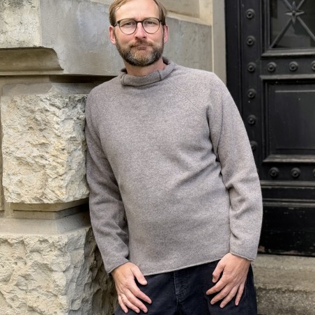 Schottischer Shetland Lambswool Pullover Corry Men von ERIBÉ Knitwear.